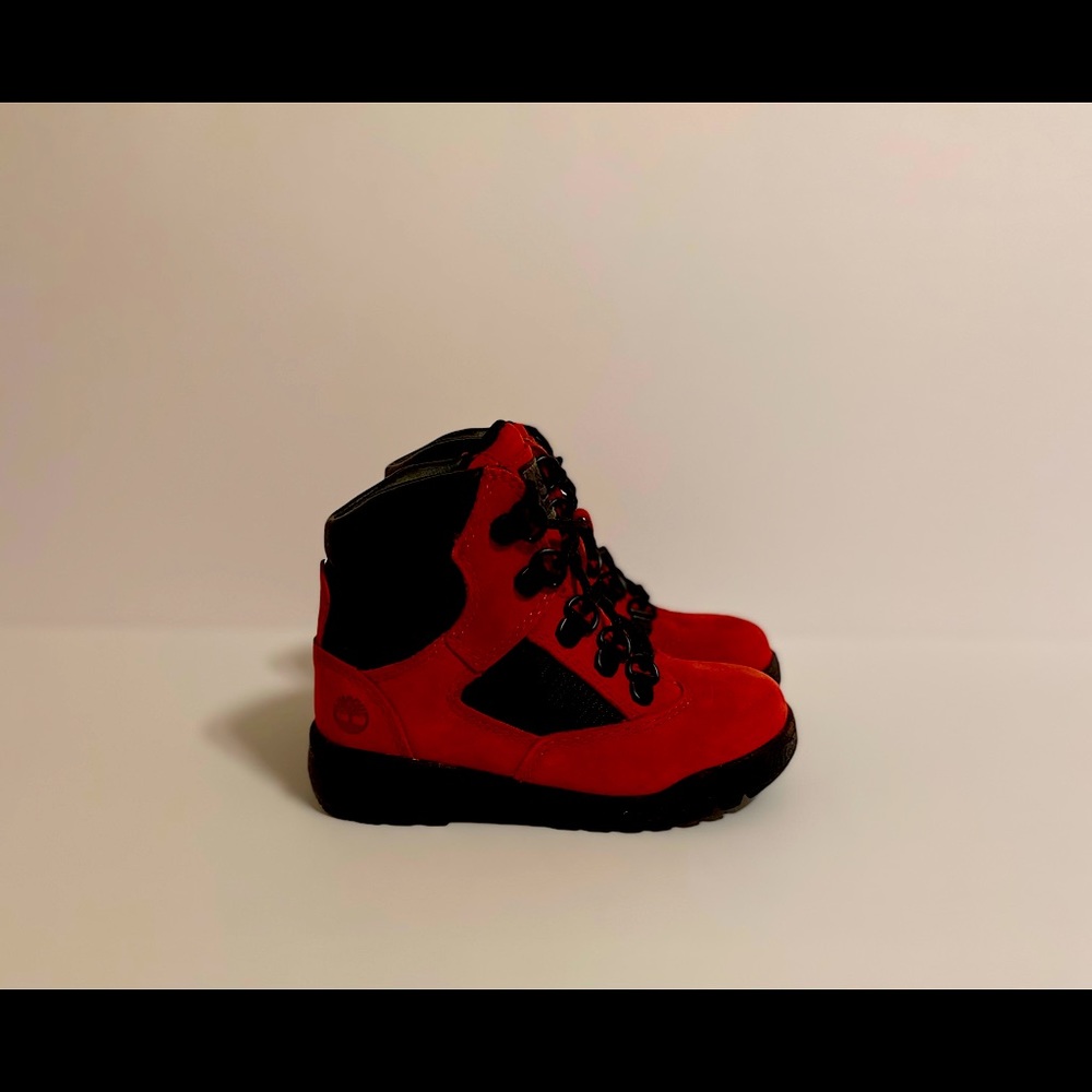Timberland Field Boot Red Toddler SZ 9.5